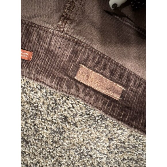 Pilcro and the Letterpress Anthropologie The Wander Corduroy Pants Brown 25x29 - Picture 4 of 7